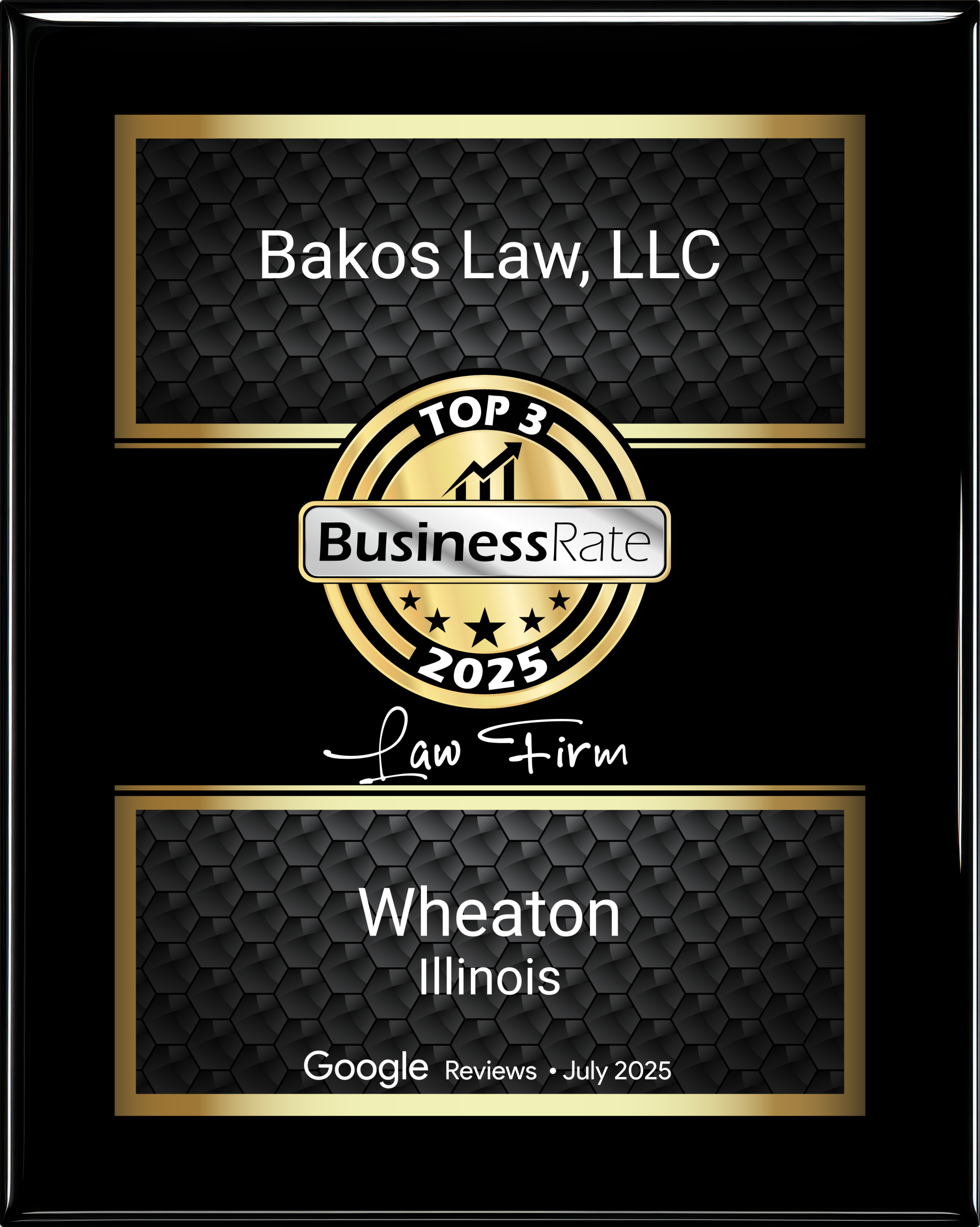 Bakos Law Award - Top 3
